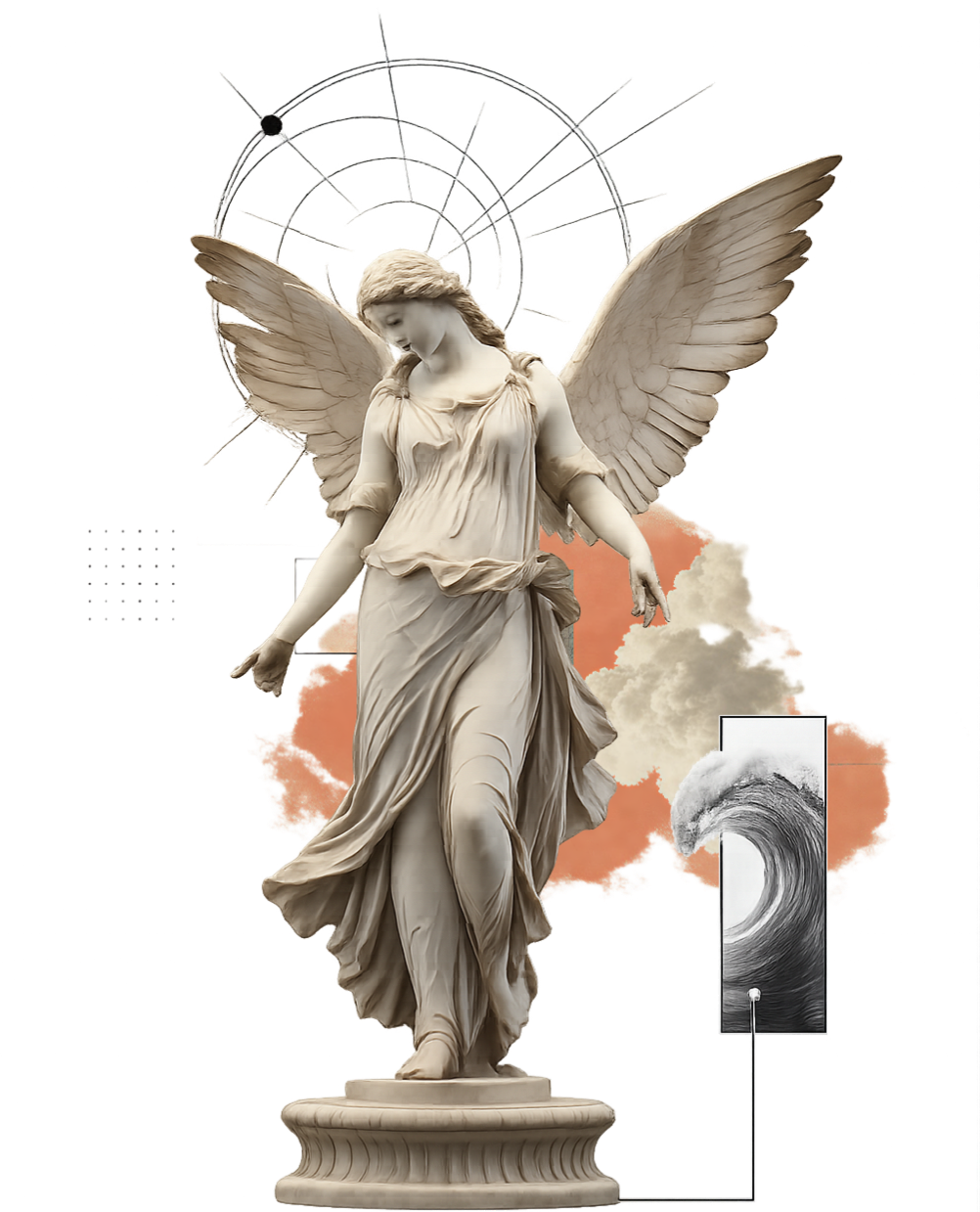 Editorial collage representing MangaShift motion direction